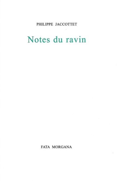 Notes du ravin - 