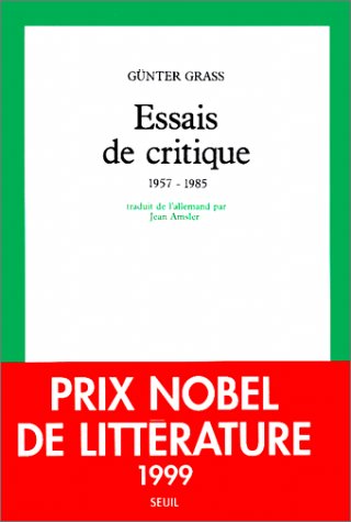 Essais de critique : 1957-1985 - 