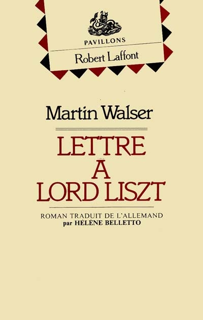 Lettre à Lord Liszt - 