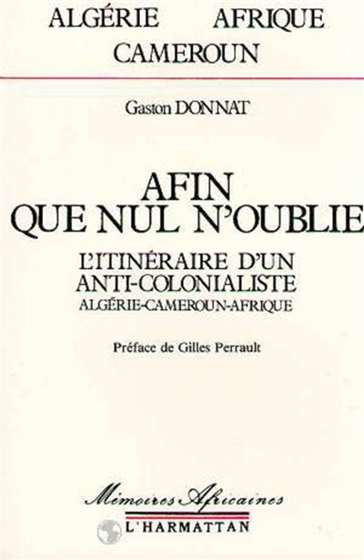 Afin que nul n'oublie - 