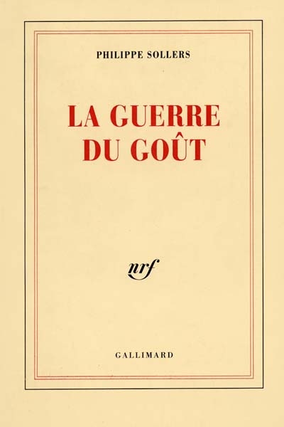 guerre du goût (La) - 