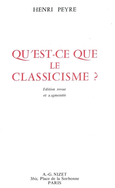 Qu'est-ce que le classicisme ? - 