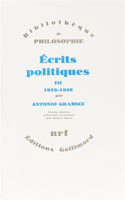 Ecrits politiques - 