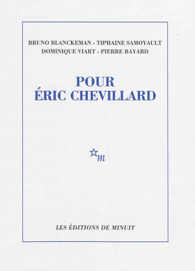 Pour Eric Chevillard - 