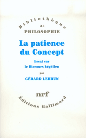 Patience du concept (La) - 