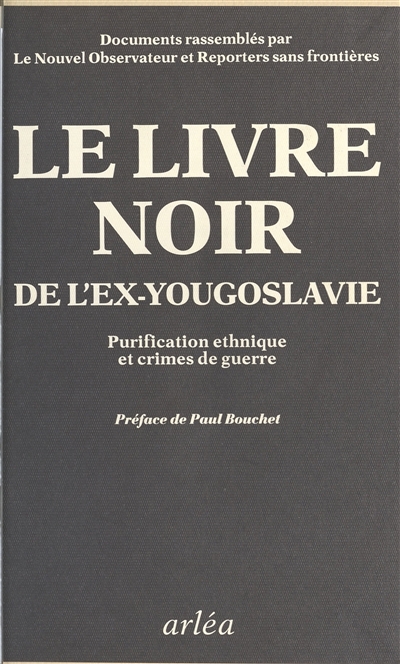 livre noir de l'ex-Yougoslavie (Le) - 