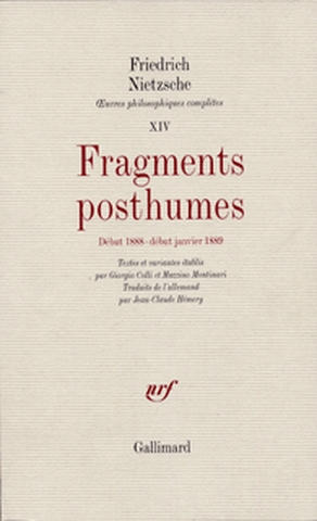 Fragments posthumes - 