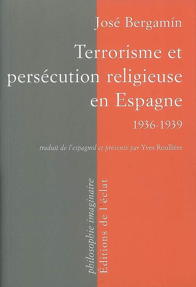 Terrorisme et persécution religieuse en Espagne - 