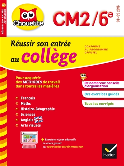 Réussir son entrée au collège - 