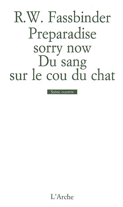 Preparadise sorry now - Du sang sur le cou du chat - 