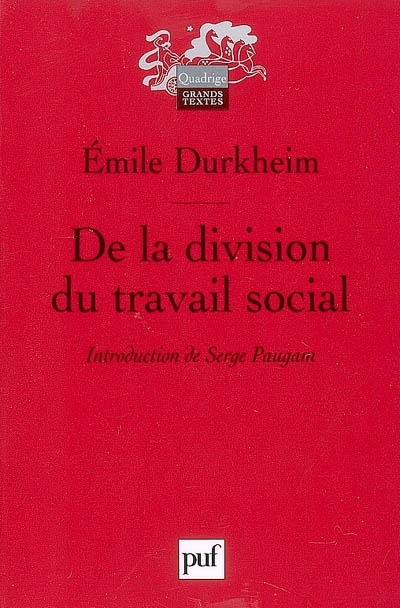 De la division du travail social - 