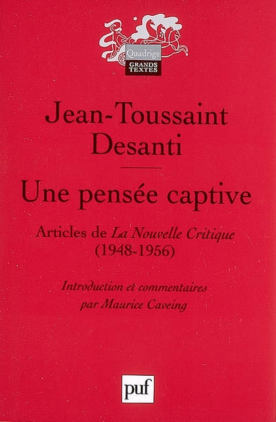 Une pensée captive - 