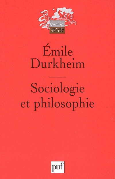 Sociologie et philosophie - 