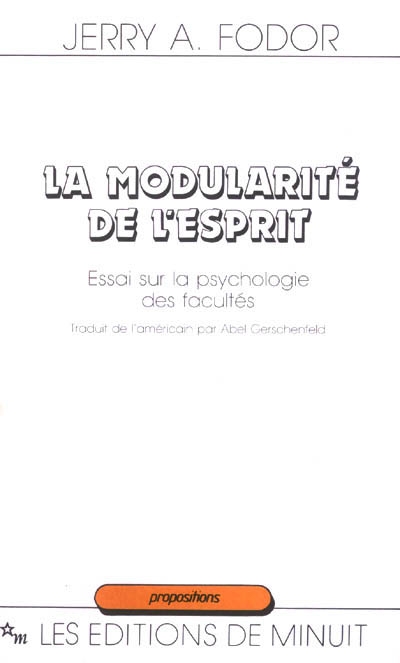 Modularité de l'esprit (La) - 