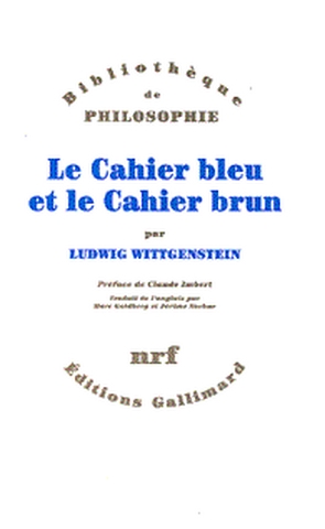 cahier bleu (Le) - et Le cahier brun - 