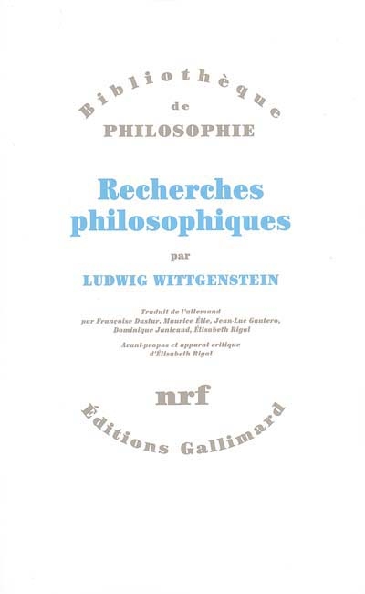 Recherches philosophiques - 