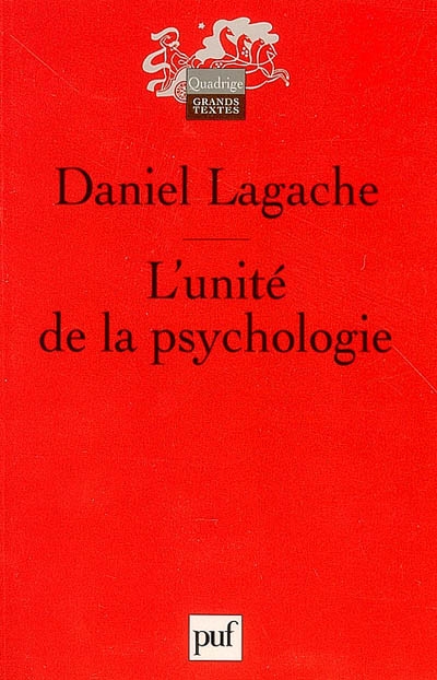 unité de la psychologie : psychologie expérimentale et psychologie…