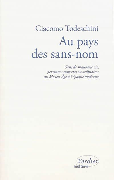 Au pays des sans-nom - 