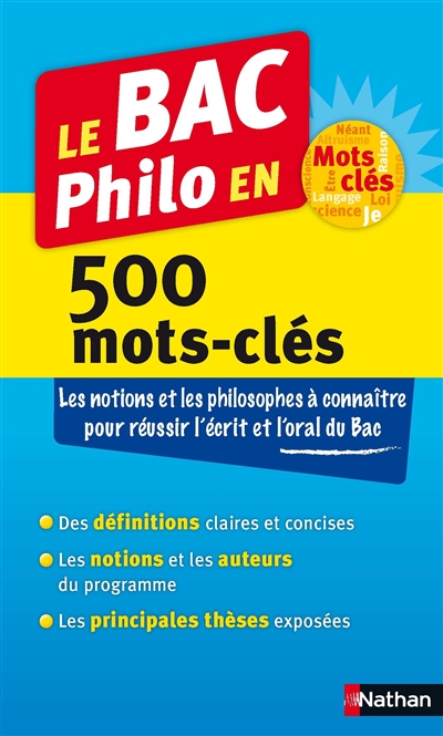 bac philo en 500 mots-clés (Le) - 