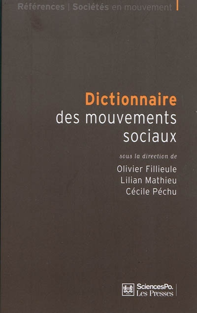 Dictionnaire des mouvements sociaux - 