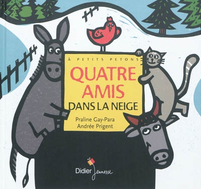 Quatre amis dans la neige - 