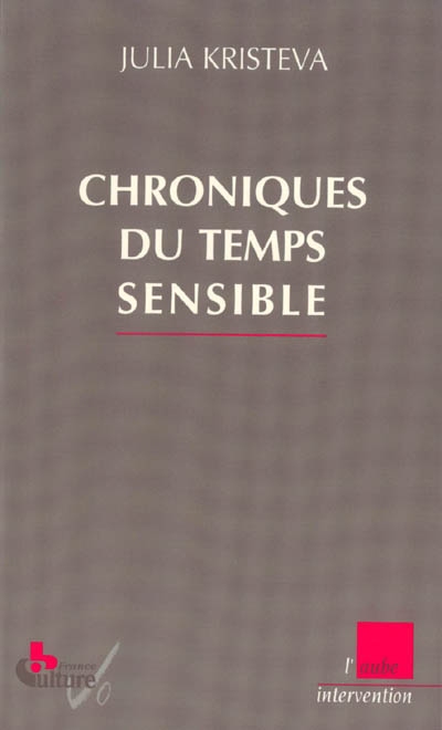 Chroniques du temps sensible - 