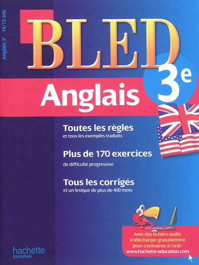 Bled anglais 3e, 14-15 ans - 