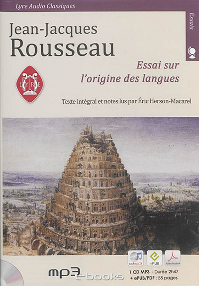 Essai sur l'origine des langues - 