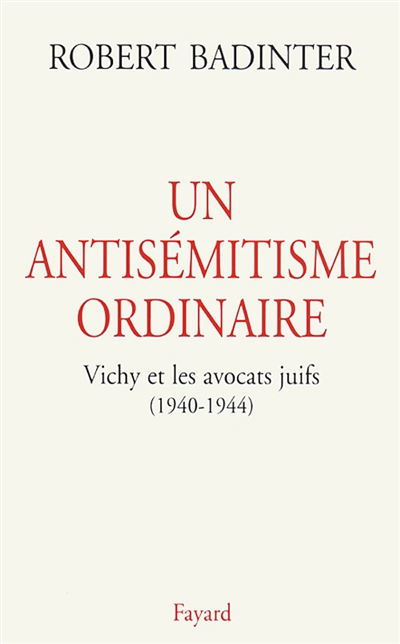 Un antisémitisme ordinaire - 