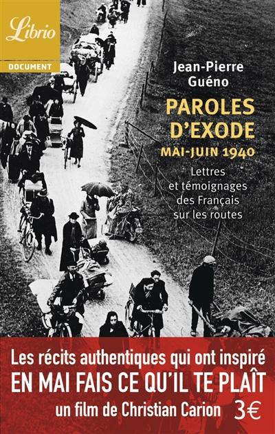 Paroles d'exode, mai-juin 1940 - 