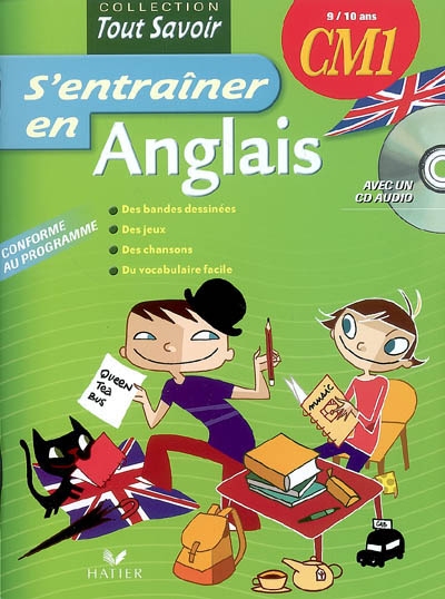 Anglais s'entraîner CM1, 9-10 ans - 