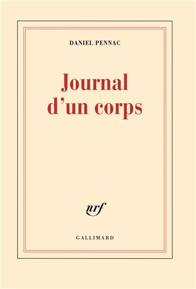 Journal d'un corps - 