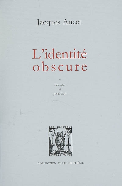 identité obscure (L') - 