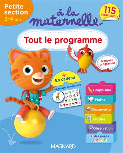 A la maternelle, petite section, 3-4 ans - 