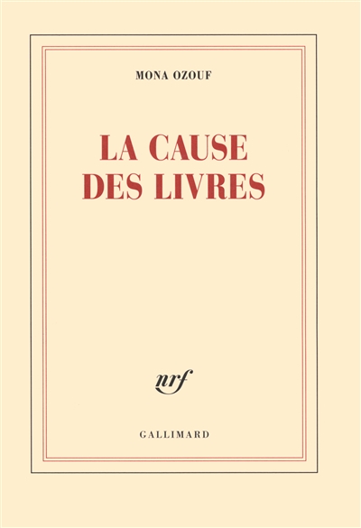 cause des livres (La) - 