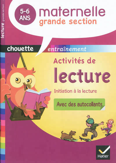 Activités de lecture, maternelle grande section, 5-6 ans - 