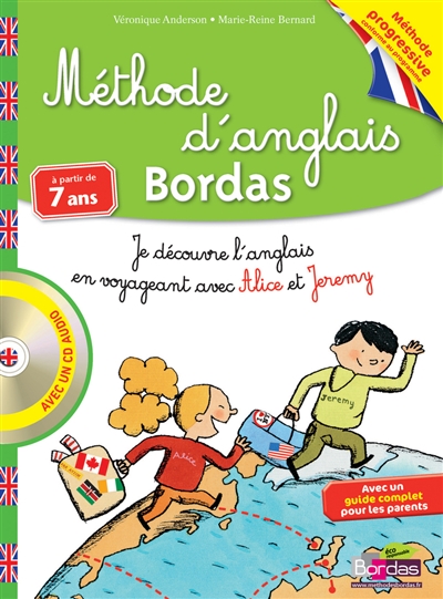 Méthode d'anglais Bordas, à partir de 7 ans - 