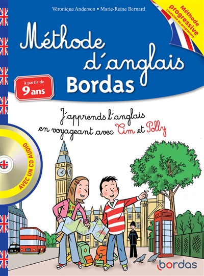 Méthode d'anglais Bordas, à partir de 9 ans - 