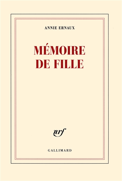 Mémoire de fille - 