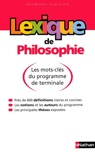 Lexique de philosophie - 