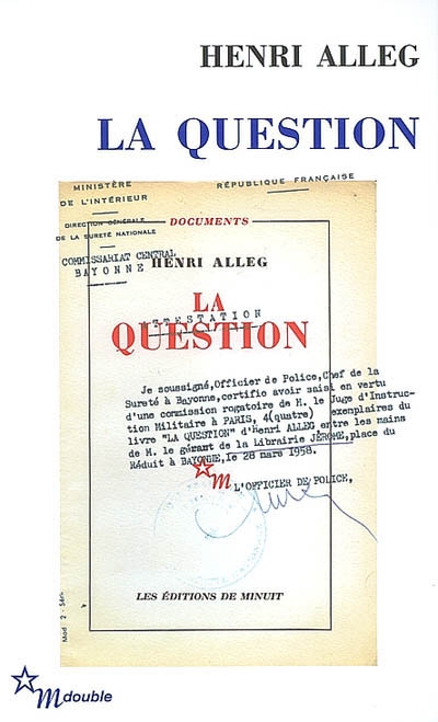 question (La) - torture au coeur de la République (La) - 