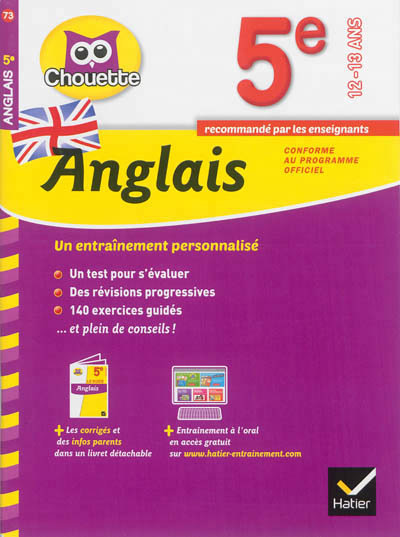 Anglais 5e, 12-13 ans - 