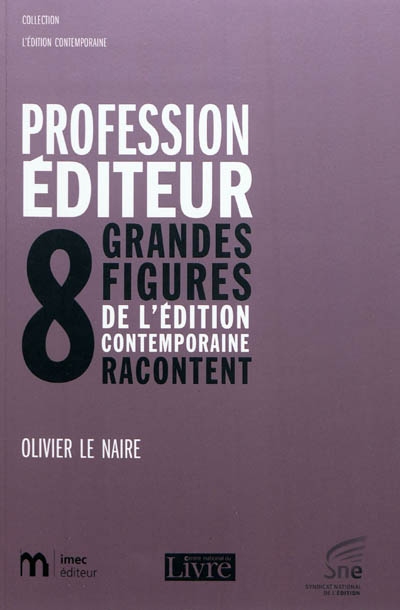 Profession éditeur - 