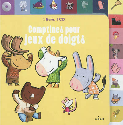 Comptines pour jeux de doigts - 