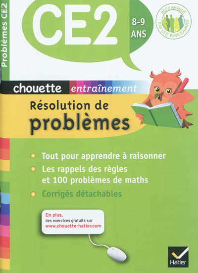 Résolution de problèmes CE2, 8-9 ans - 