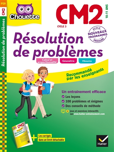 Résolution de problèmes CM2, cycle 3 - 