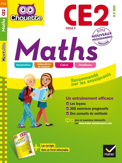 Maths CE2 cycle 2, 8-9 ans - 