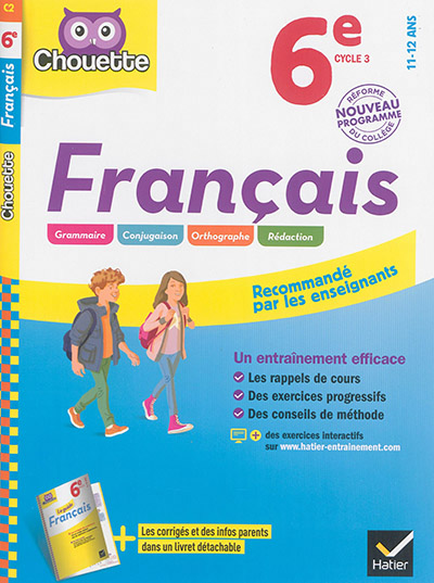 Français 6e cycle 3, 11-12 ans - 