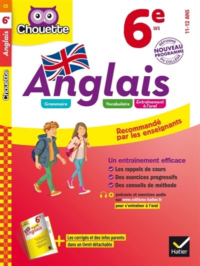 Anglais 6e, 11-12 ans - 