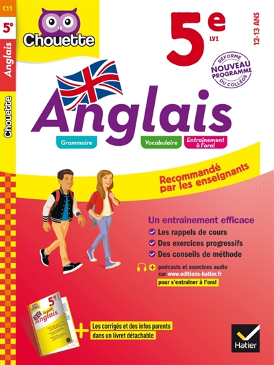 Anglais 5e, 12-13 ans - 